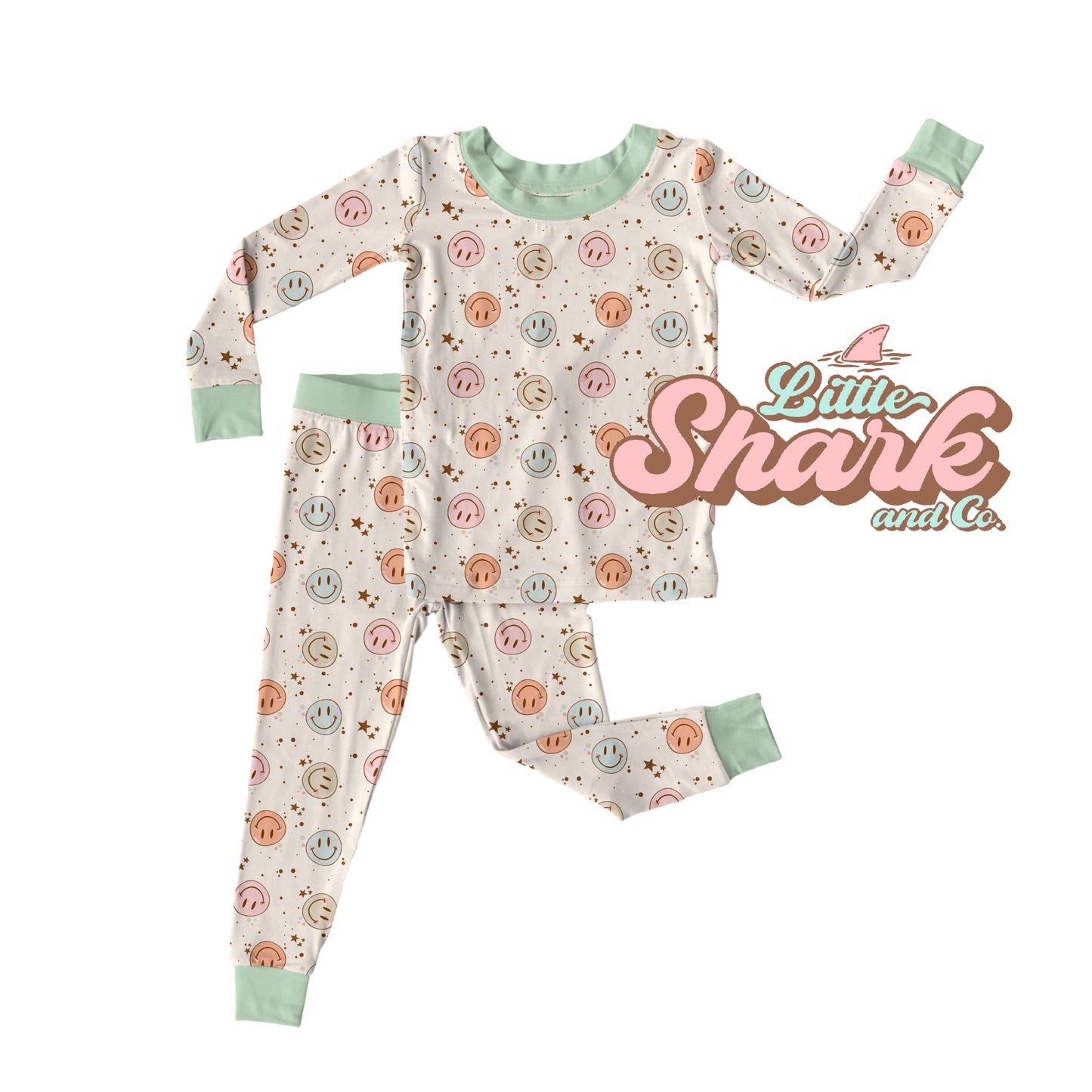 S Harvey Bamboo Toddler 2-Piece Pajamas