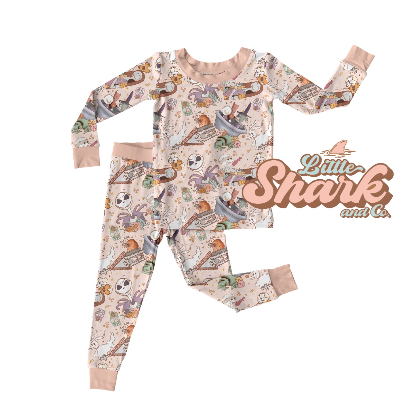 Nightmare Bamboo Toddler 2-Piece Pajamas