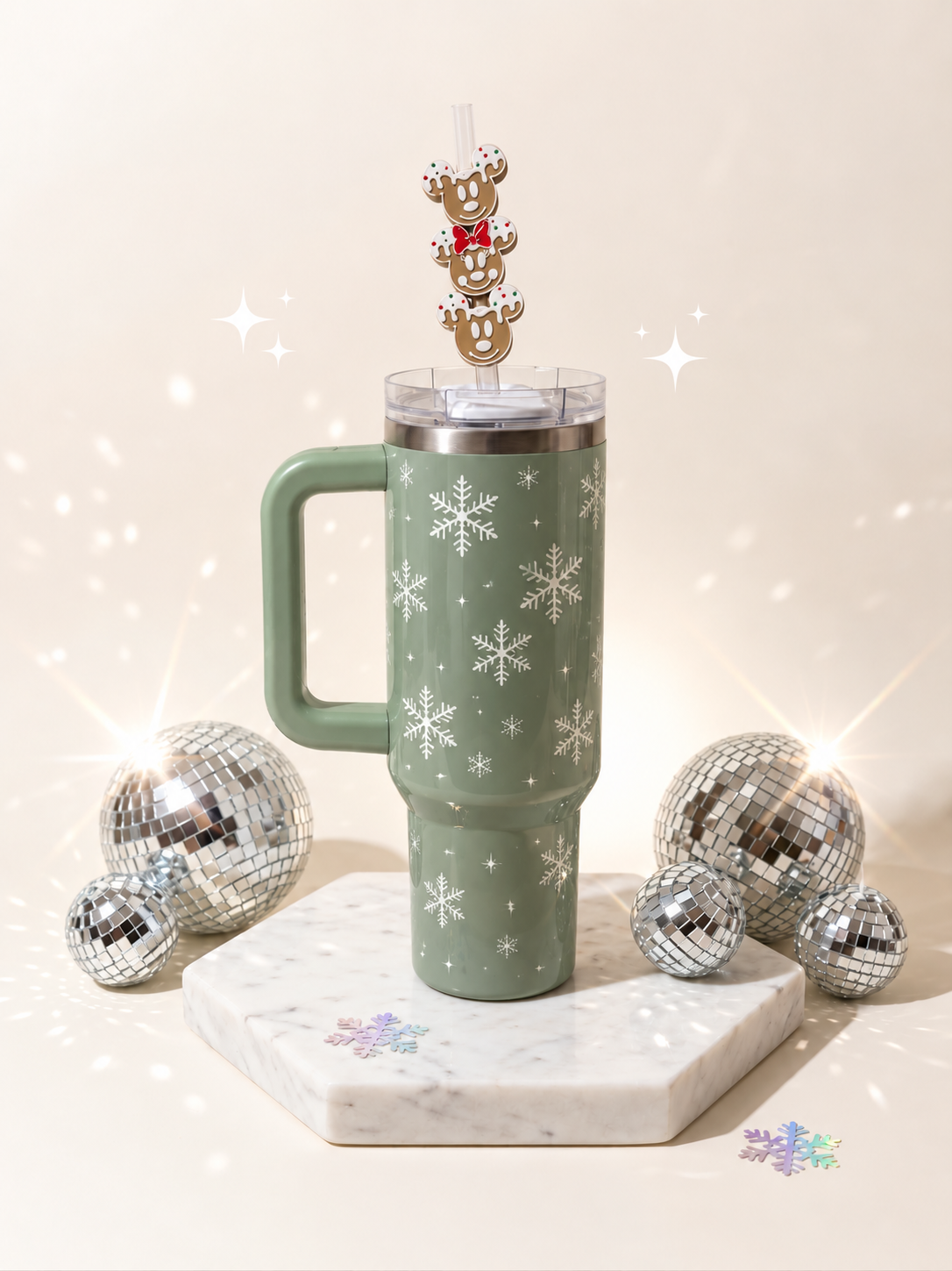 Gingerbread Mouse - Straw Topper