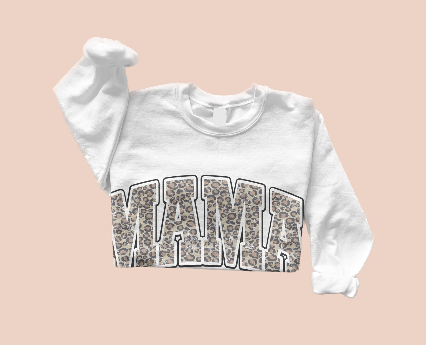 RTS - Leopard MAMA Sweatshirt - Adult Medium