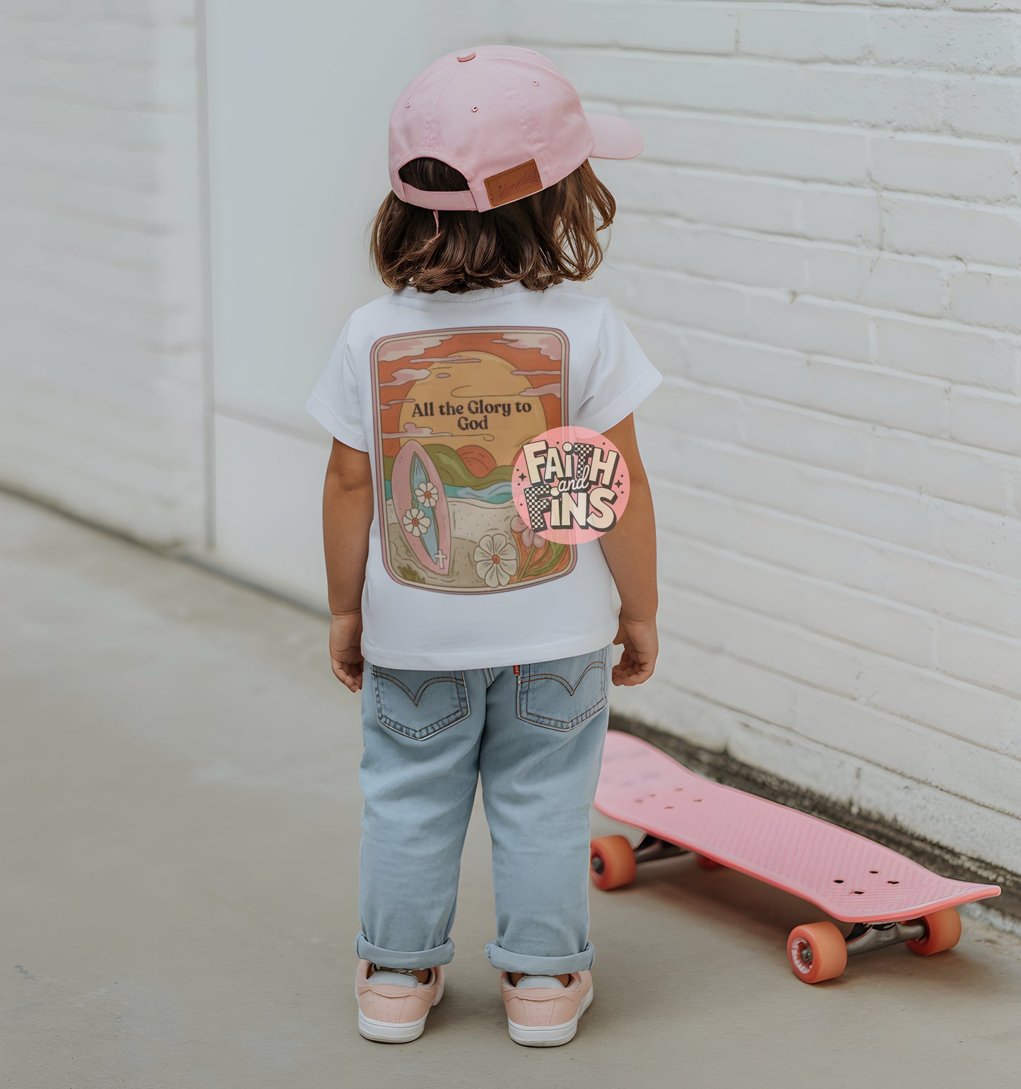 All the Glory - White Tees