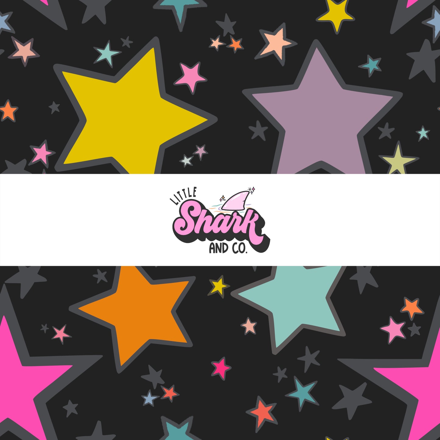 Cosmic Kaleidoscope BLACK - Pattern