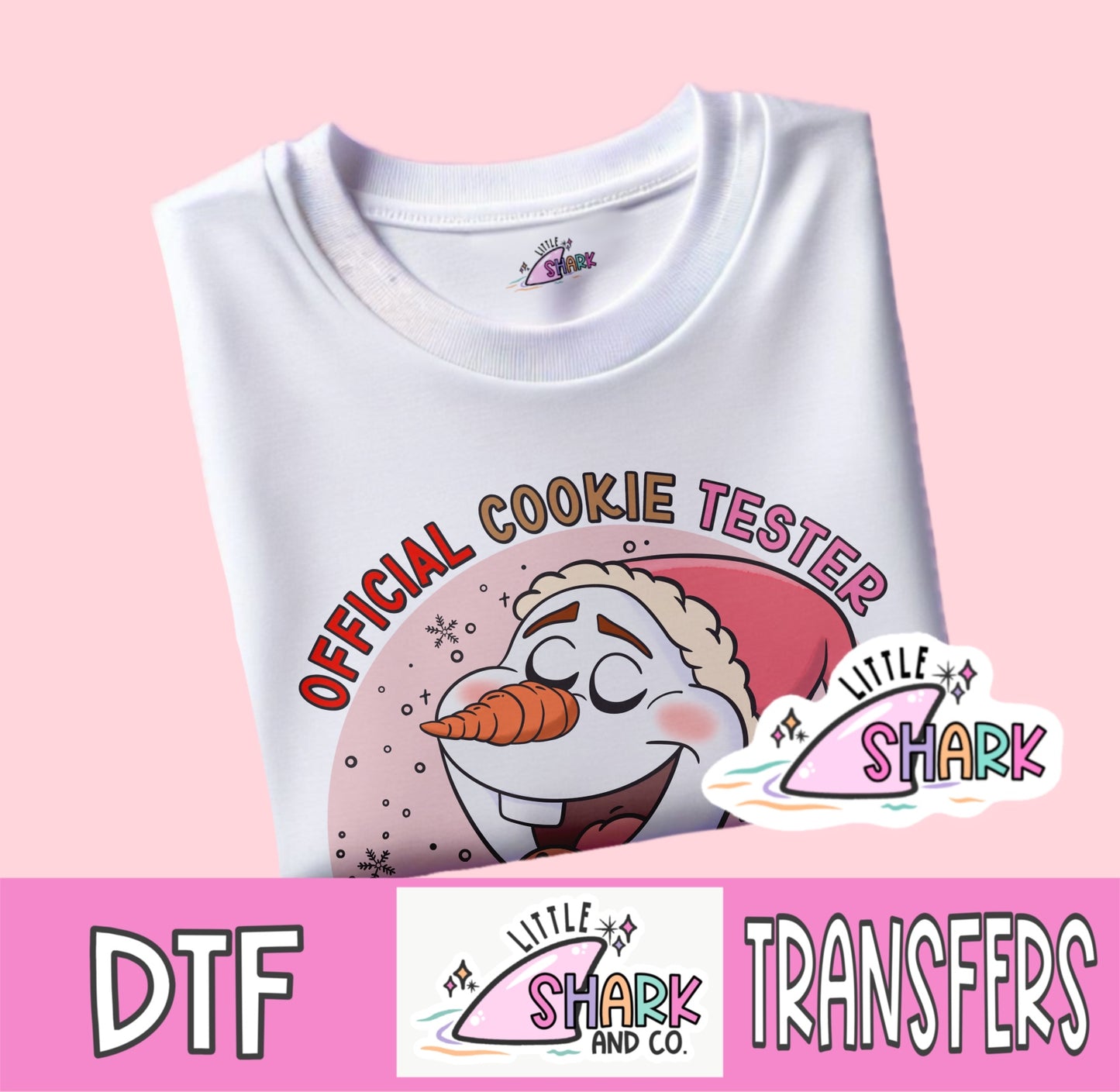 Official Cookie Tester Pink - DTF TRANSFER