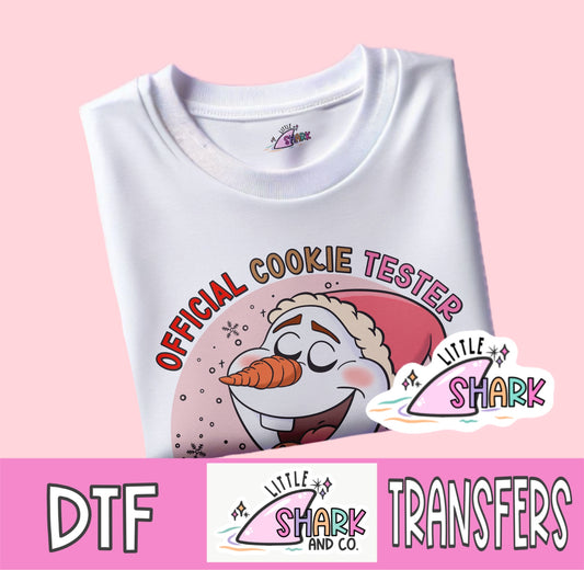 Official Cookie Tester Pink - DTF TRANSFER