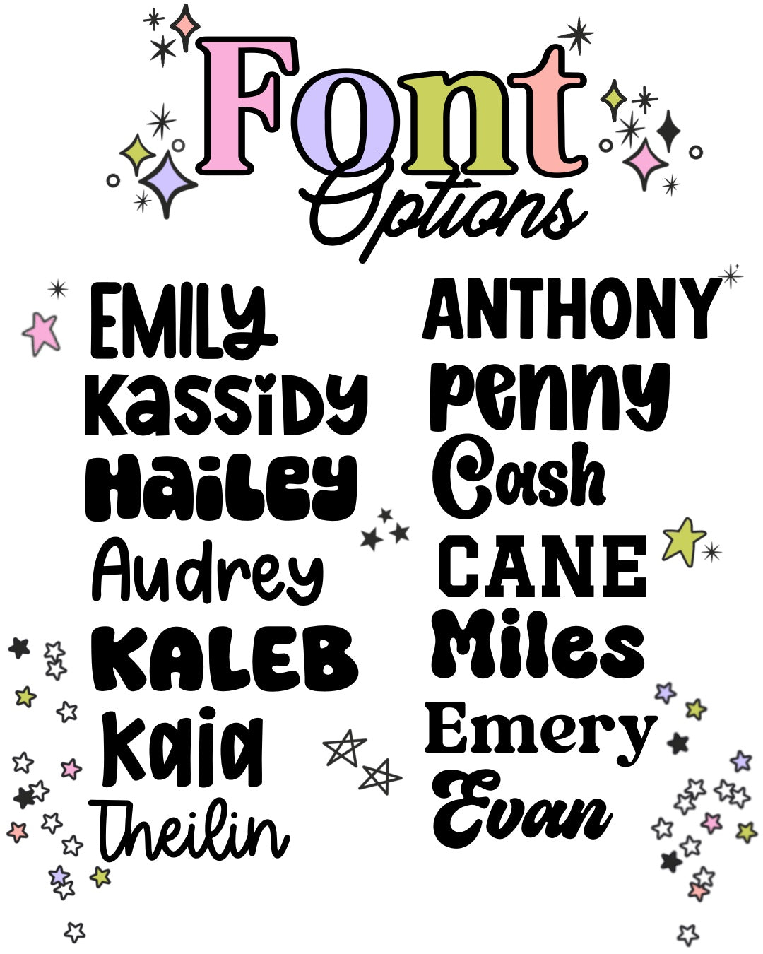 Name Keychains Shaped - (Customize Colors)