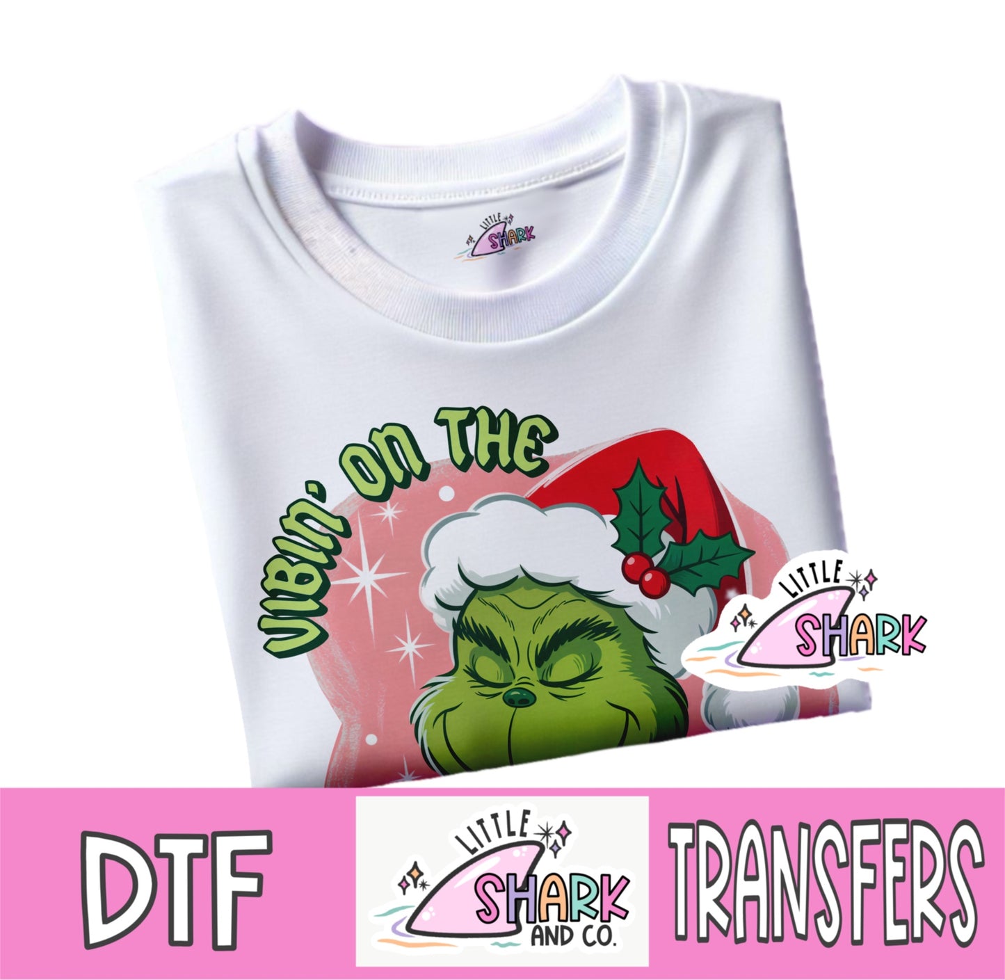 Naughty list Vibin’ - DTF TRANSFER