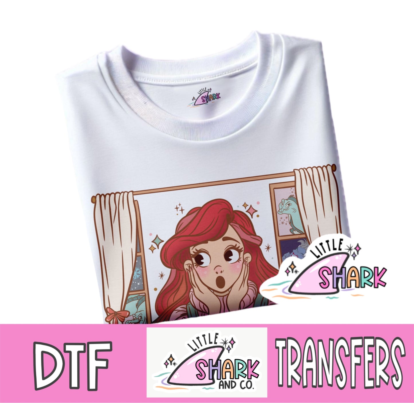 HOME ALONE Mermaid- DTF TRANSFER