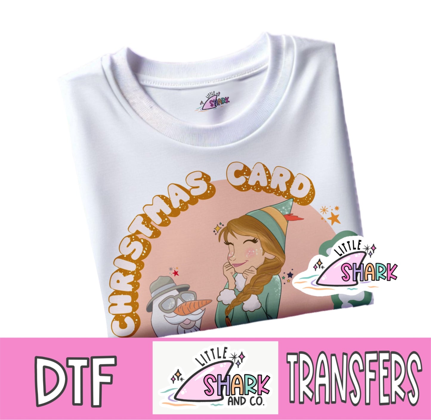 Christmas Card Worthy Anna - DTF TRANSFER (LS Original)