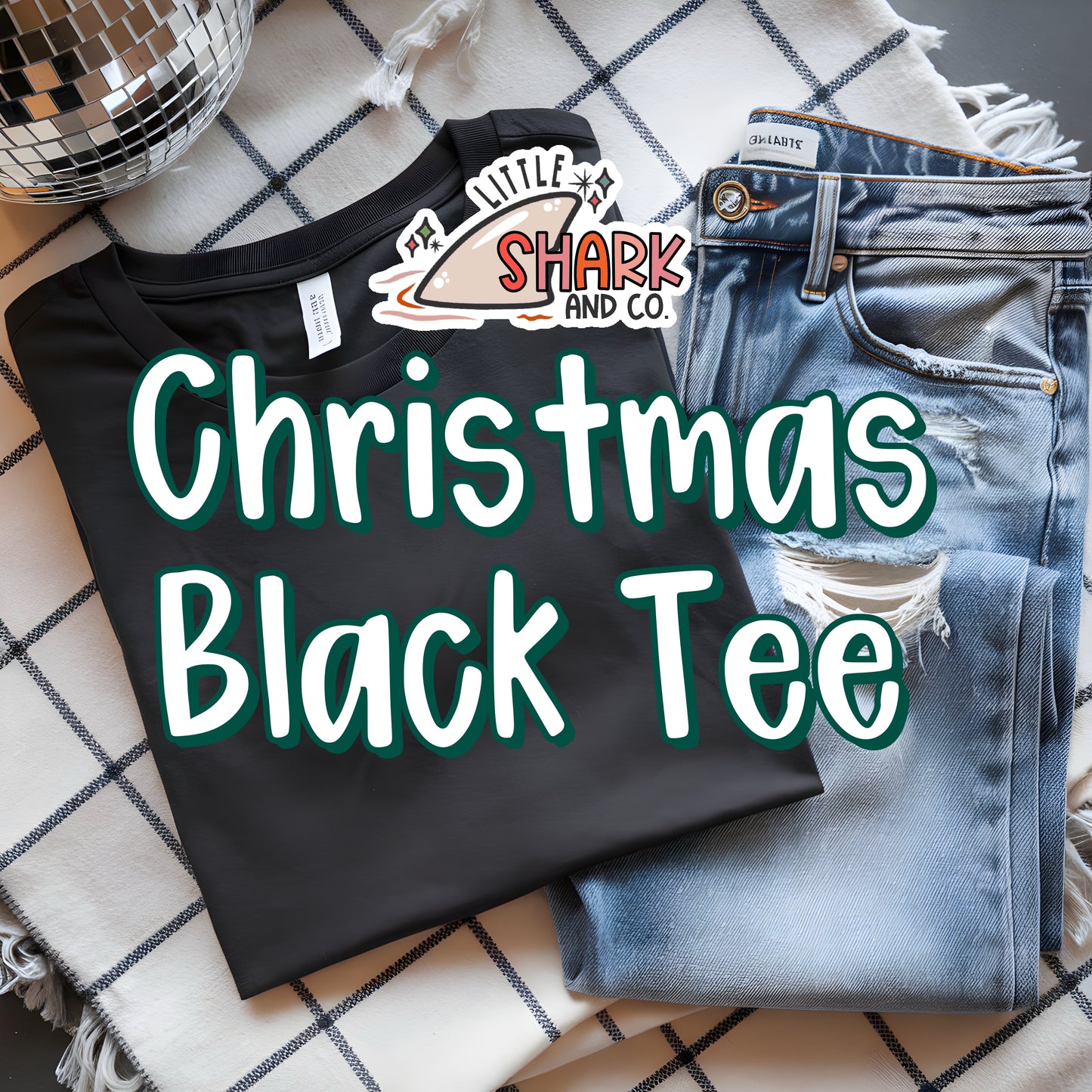 LS Christmas - Black Tees
