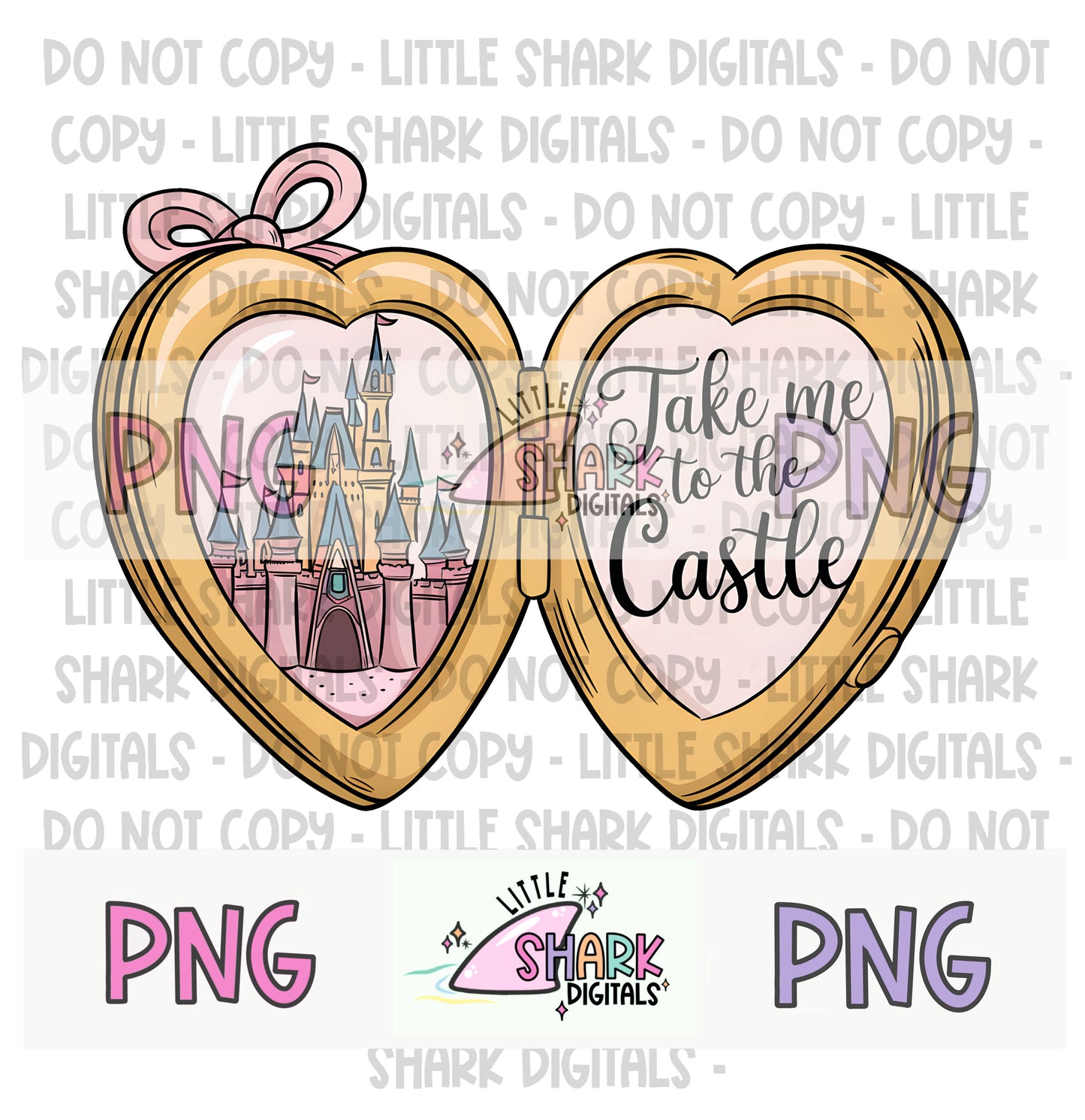 Castle Locket - PNG