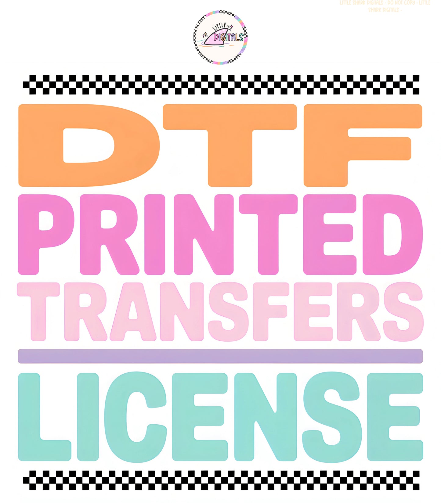 Printed Transfers License - One Design