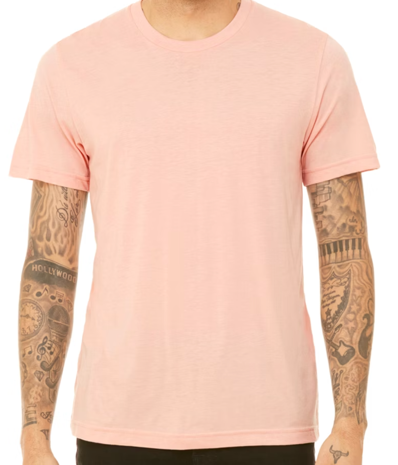 Bella + Canvas (Peach) - (You Pick Design)