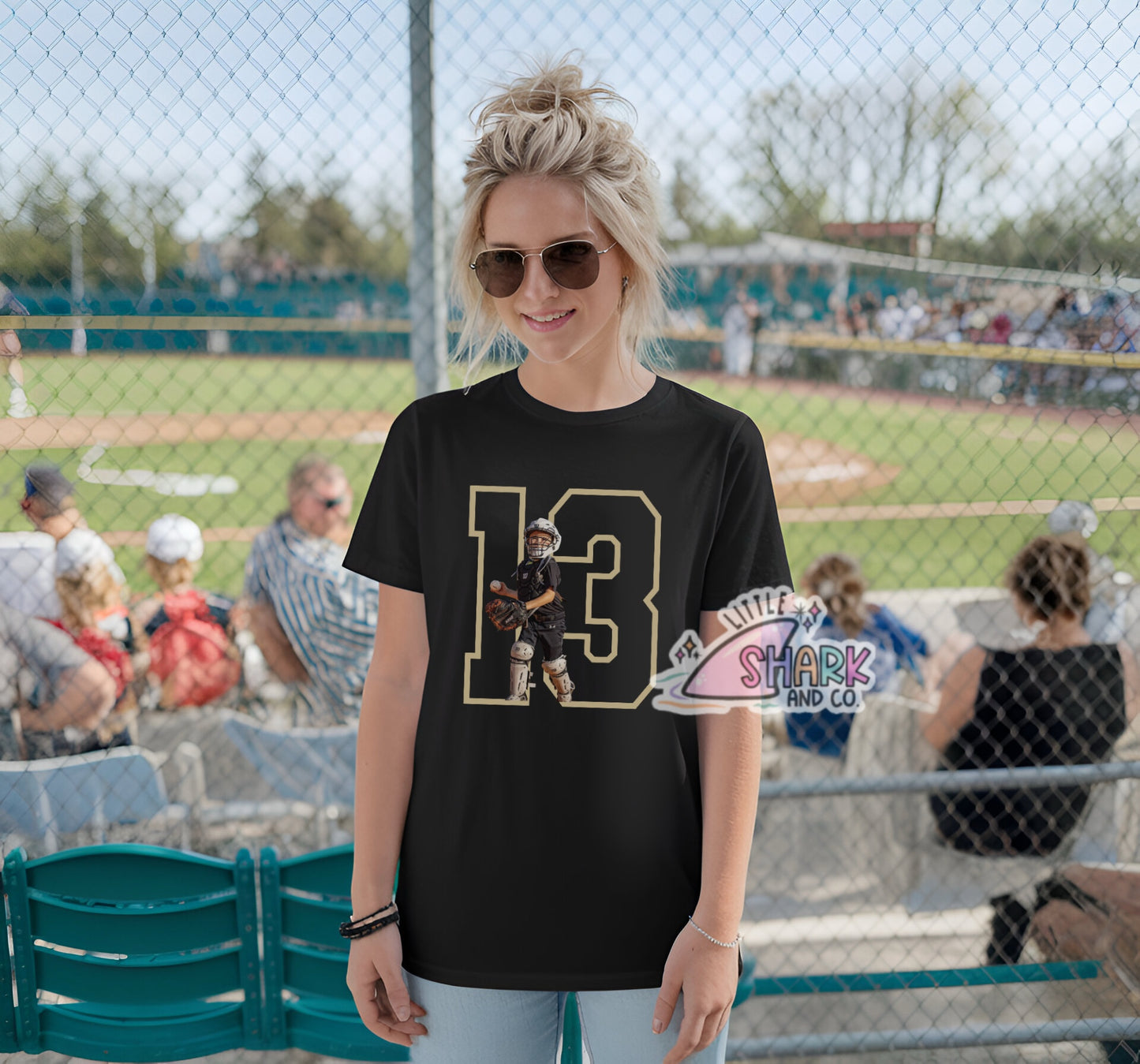 Personalized Player - Black Tee