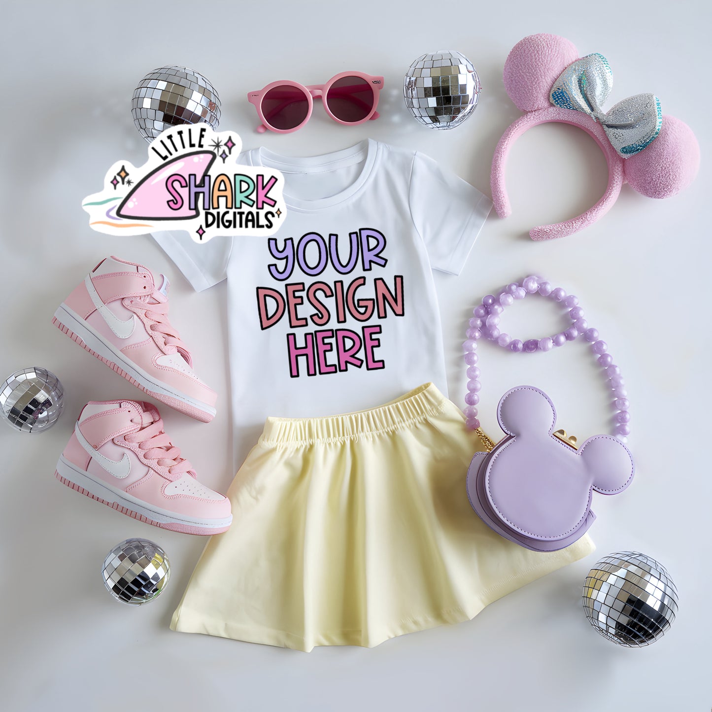 Sporty Magical Flat lay - Mock Up