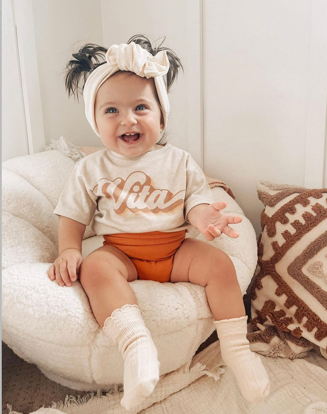 Retro NAME - Oatmeal (CUSTOM)