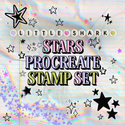 LS Star Stamp - Procreate Brush Set