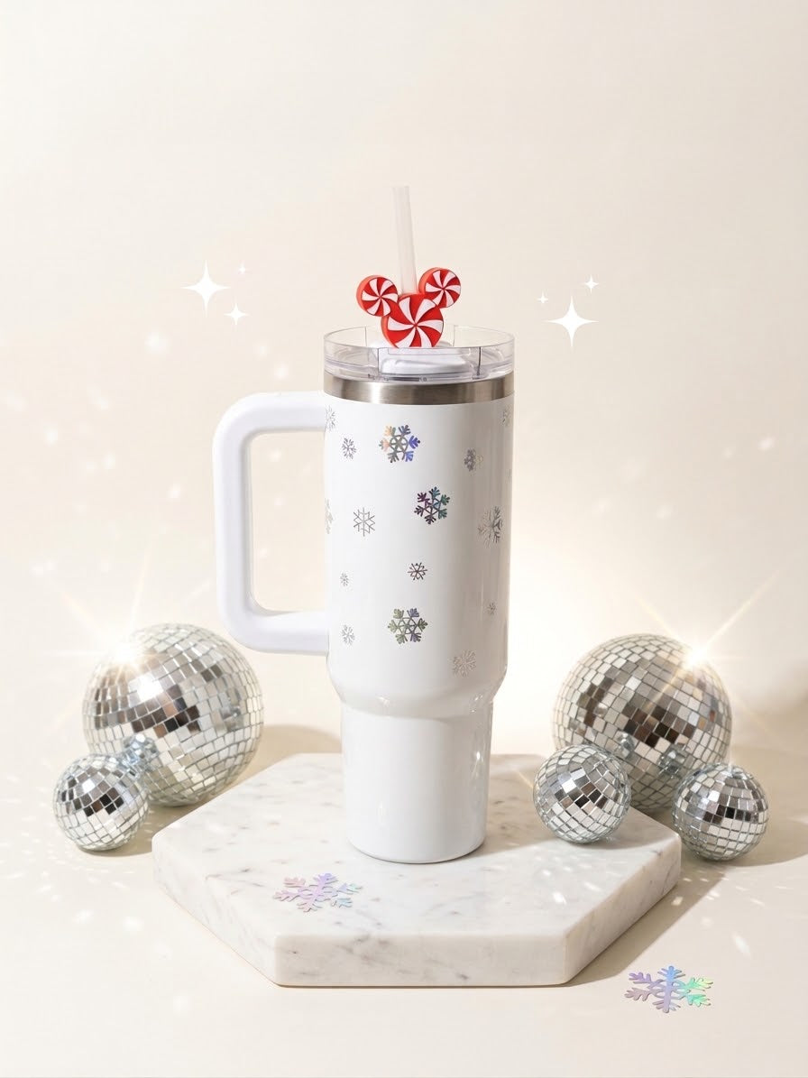 Peppermint Mouse - Straw Topper