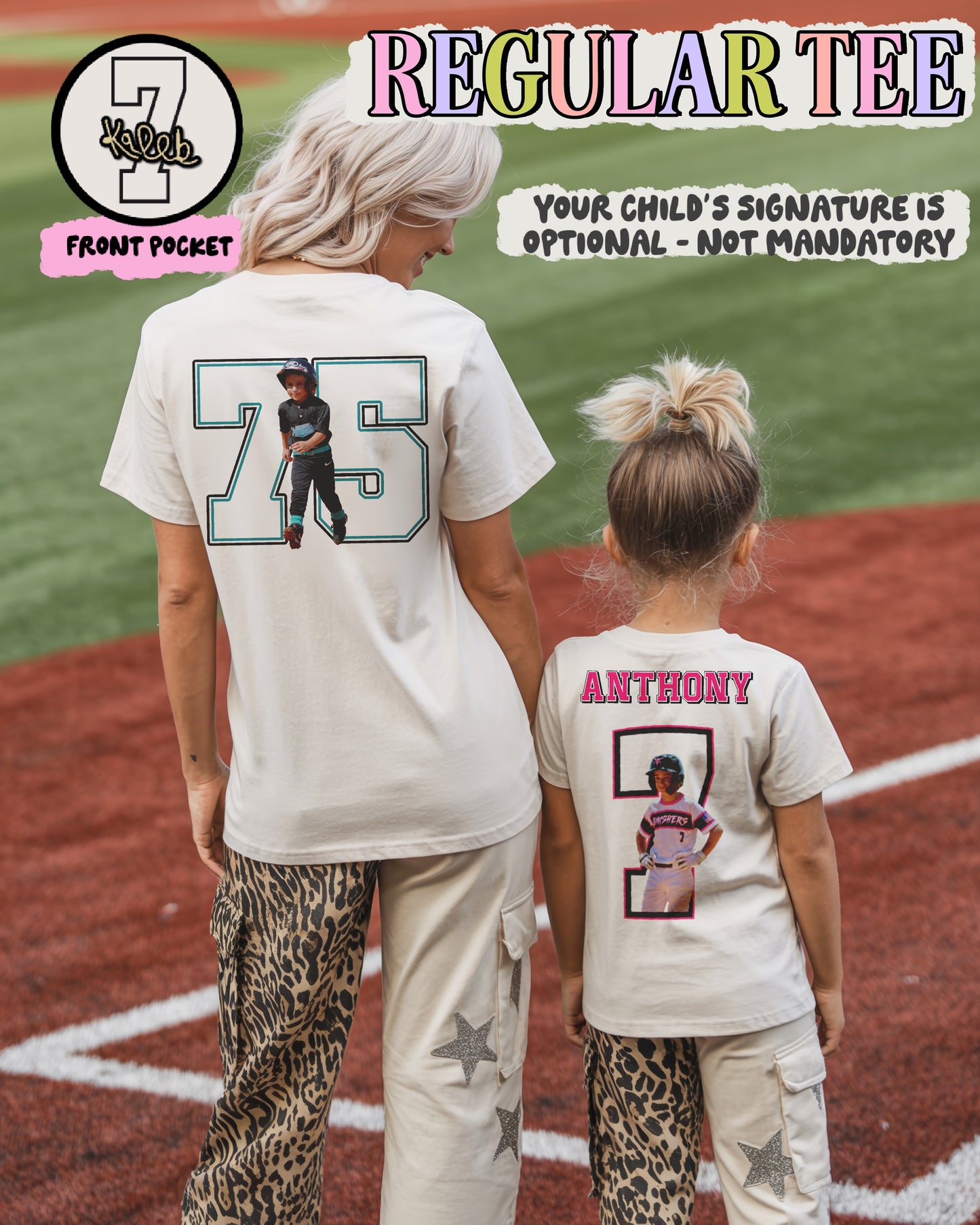 Personalized Player Signature - Adult (regular length tee)