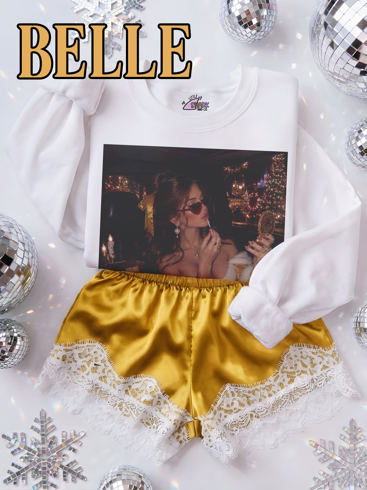Boujee Christmas Babes - White Tee (Multiple Options)