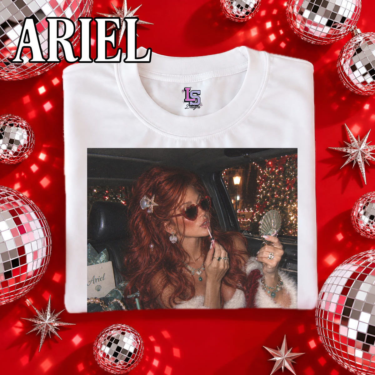 Boujee Christmas Babes - White Tee (Multiple Options)