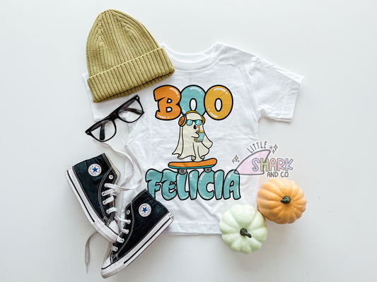 Boo Felicia (4 Color Options) - White Tee