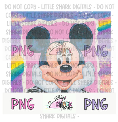 Mouse Distressed - PNG