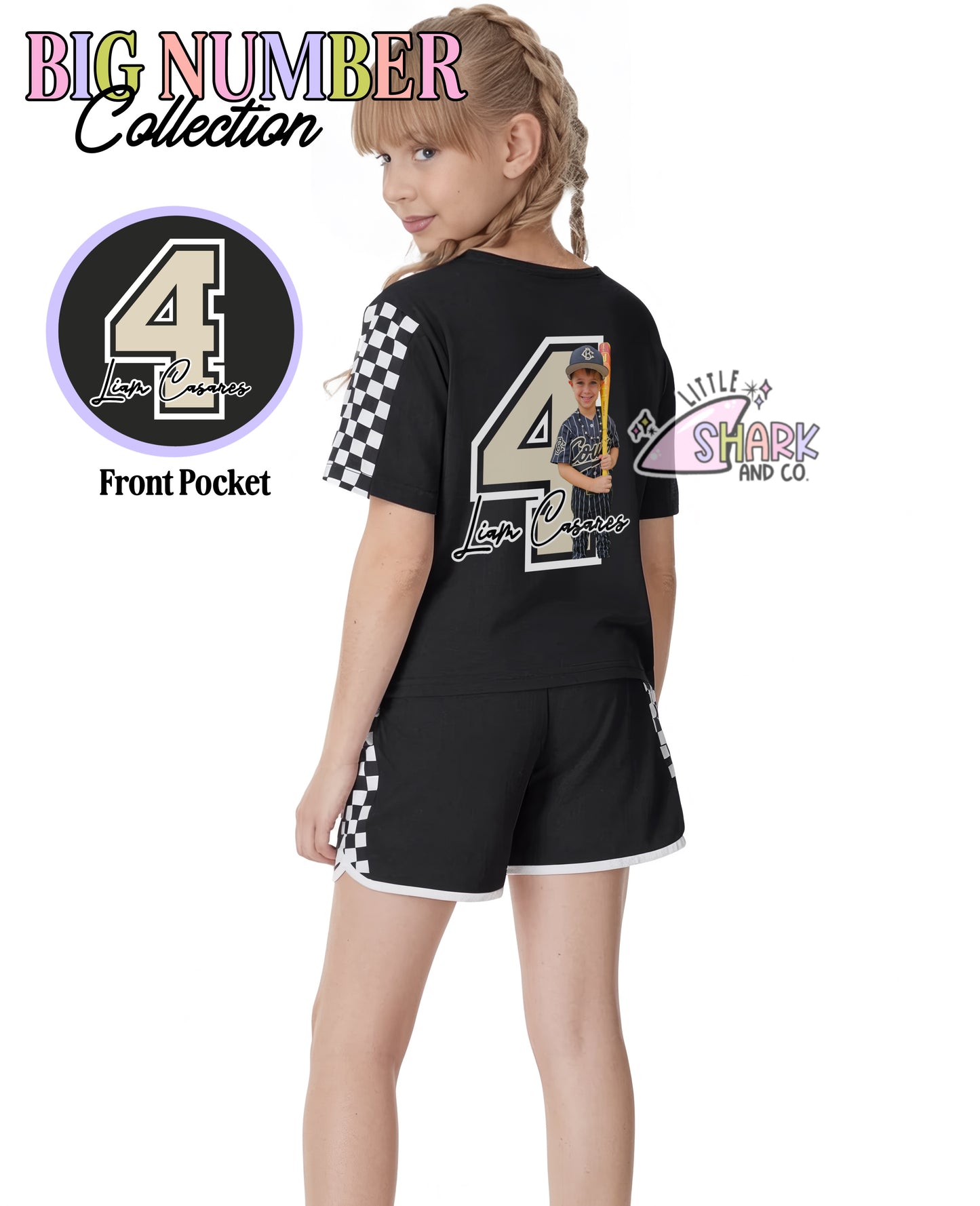 Big Number Collection Youth - Fast Lane Set (Black)