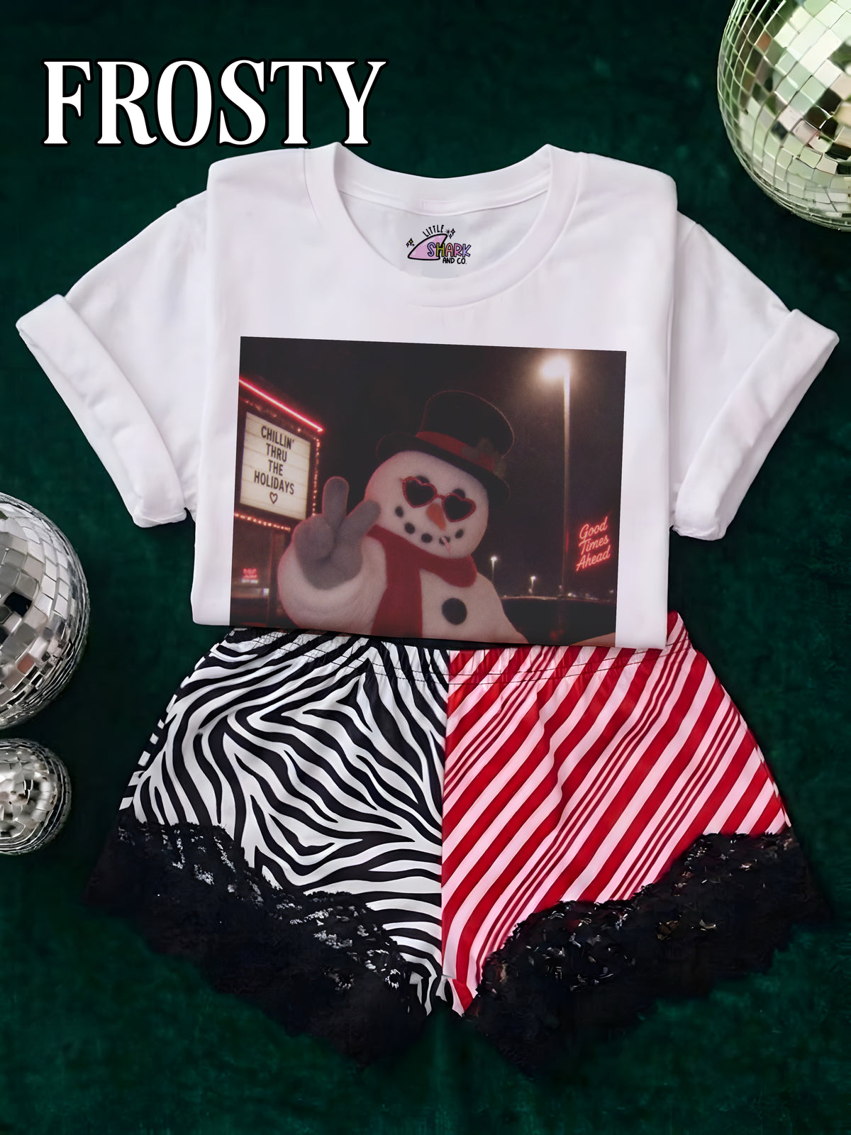 Boujee Christmas Babes - White Tee (Multiple Options)