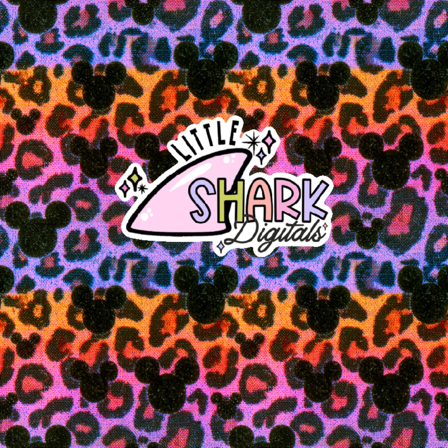 Mouse Jungle After Dark - Pattern