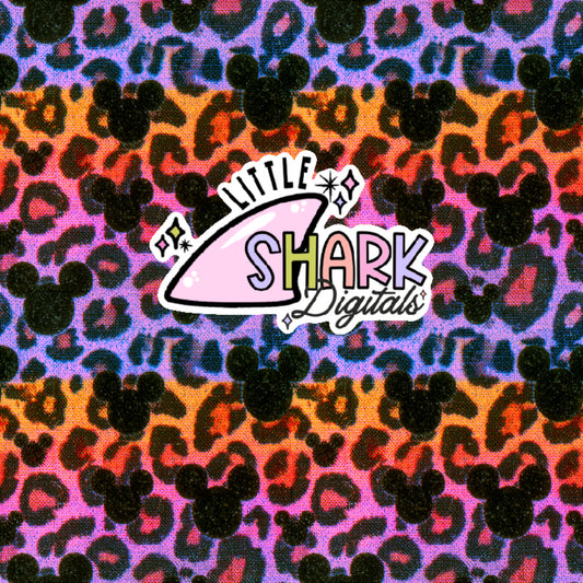 Mouse Jungle After Dark - Pattern