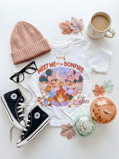 Bonfire Mouse - White Tee