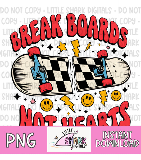 Break Boards (red) - PNG