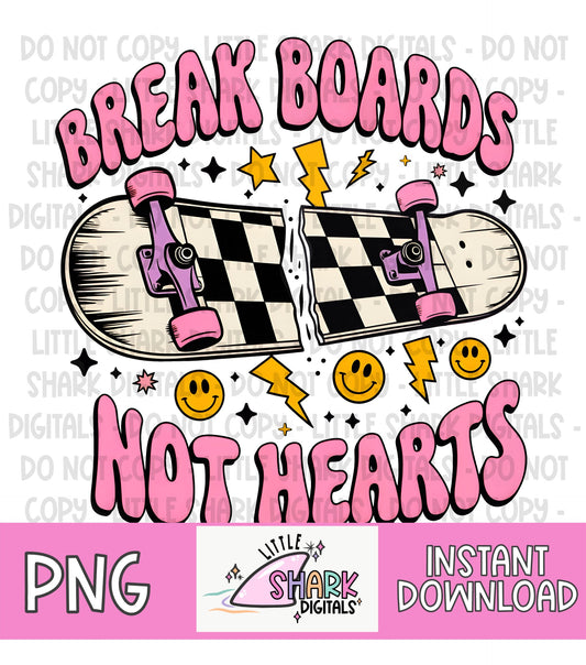 Break Boards (Pink) - PNG