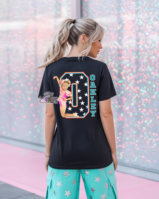 Girly Sports INITIAL - Adult (regular length tee)