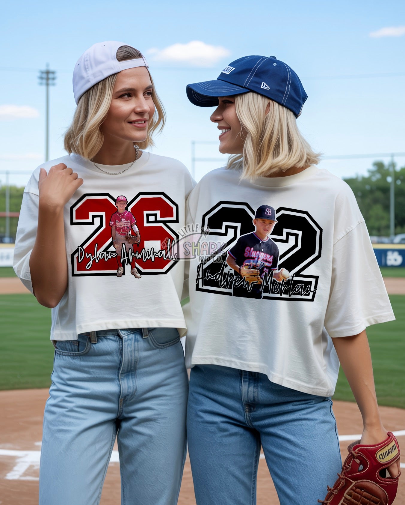 The Big Number - (Different color) - BOXY Tees