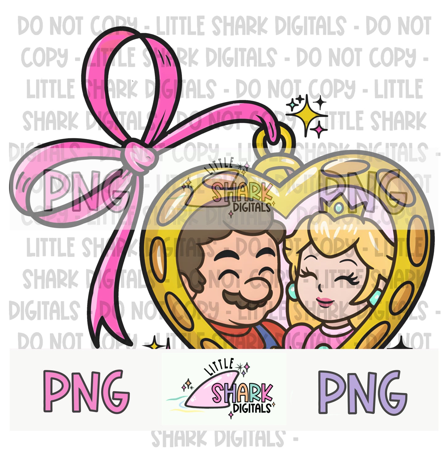 Super Peachy locket - PNG