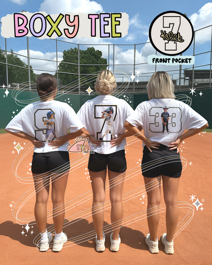 Personalized Player Signature - Women’s Boxy Top