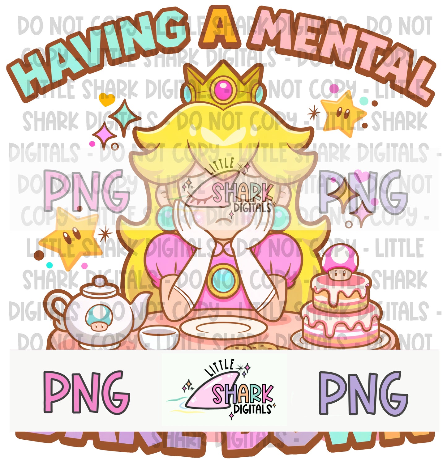 Mental Bake Down Pastel - PNG