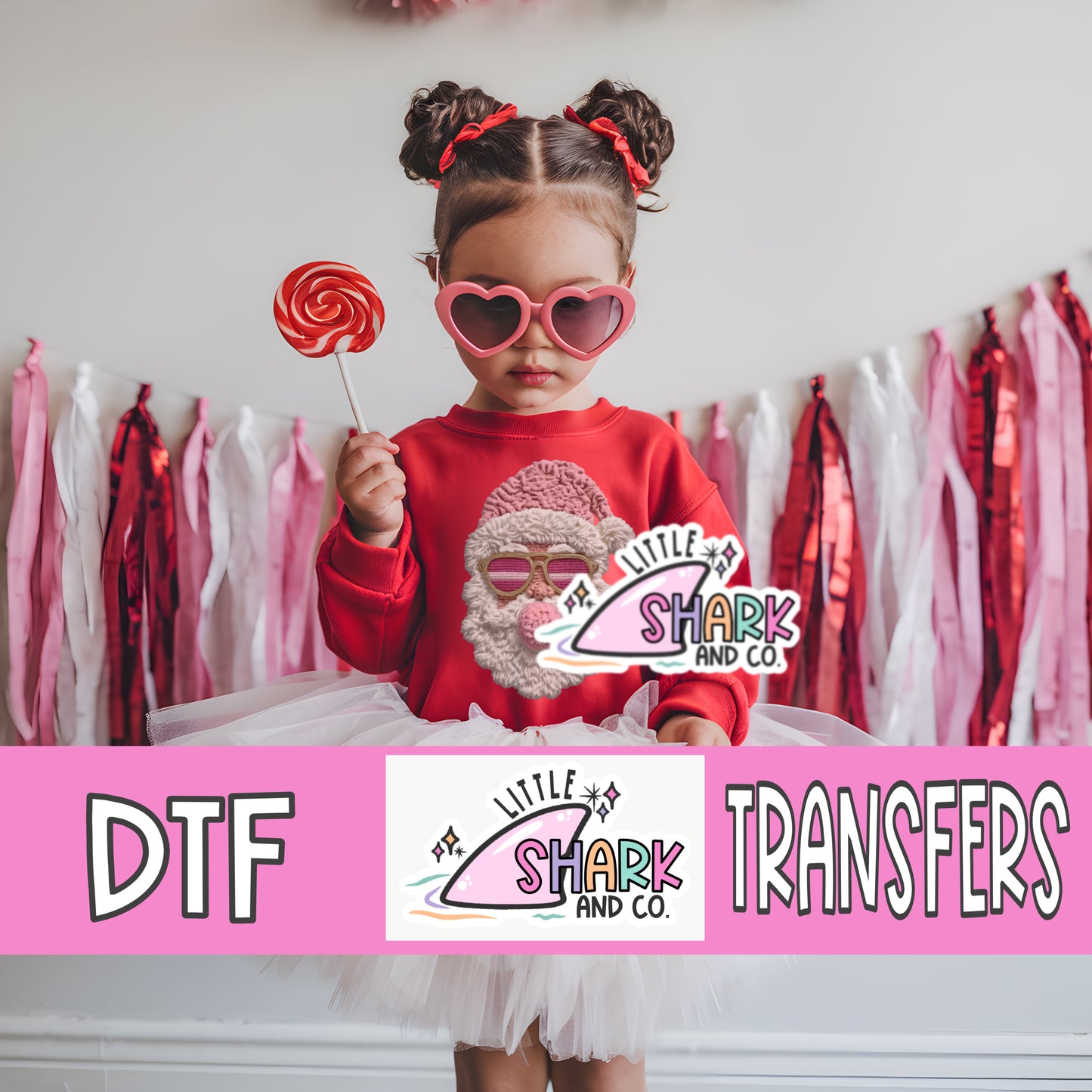 Faux Yarn Santa  - DTF TRANSFER