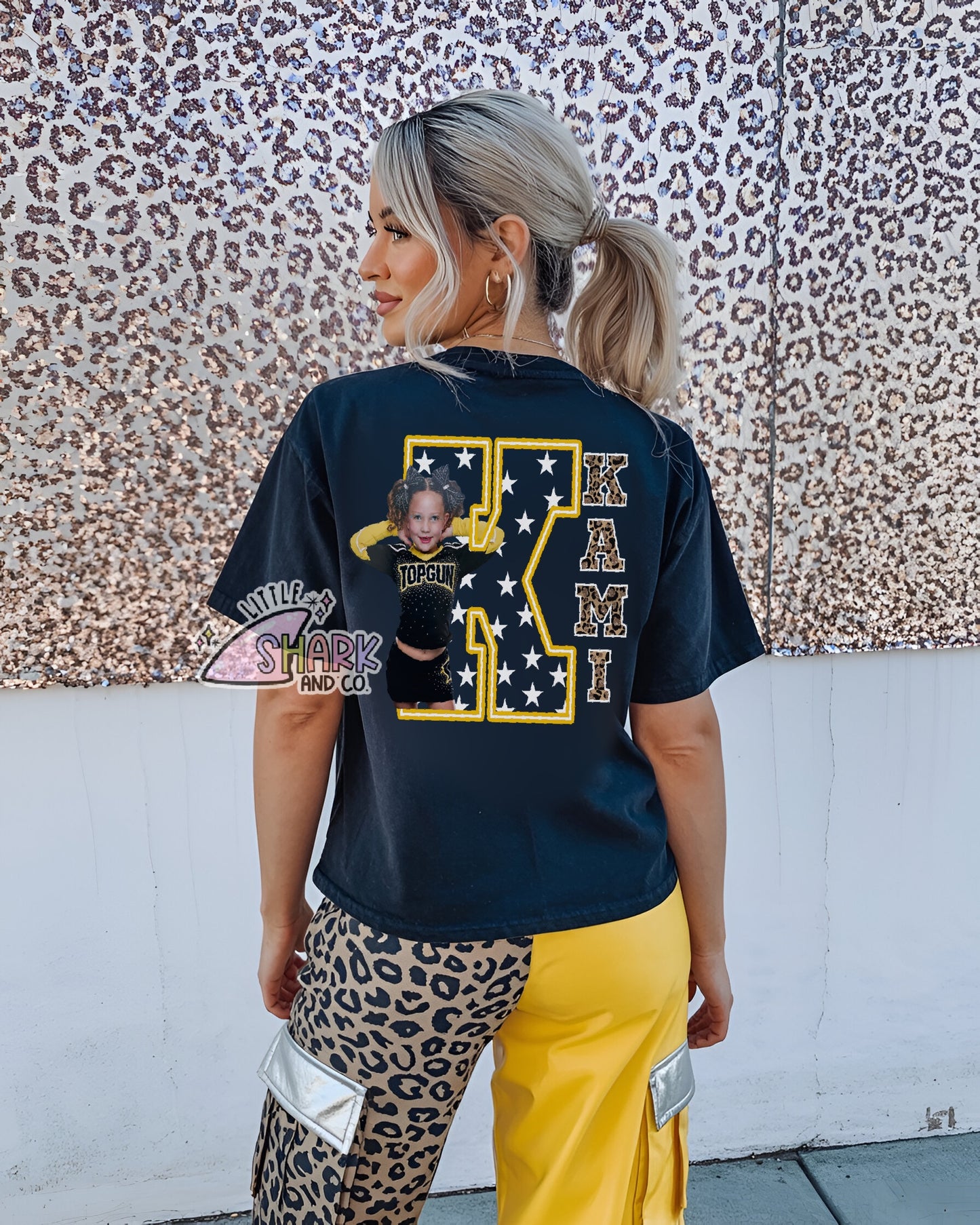 Girl Sports Initial - Women’s Boxy Crop