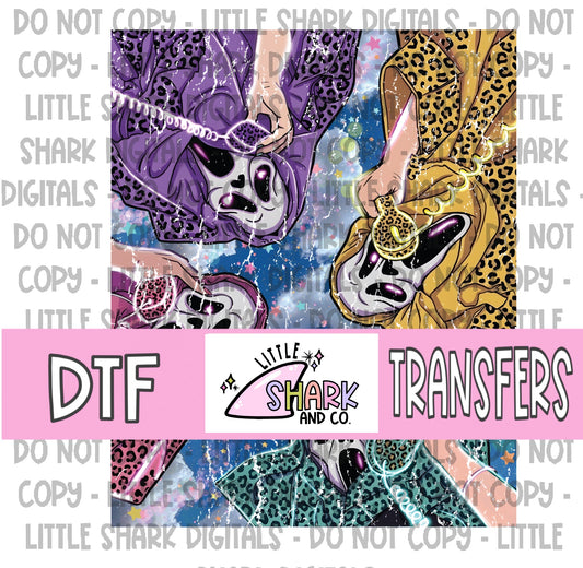 Ghostface Gossip Club - Distressed - DTF TRANSFER  (LS Original)