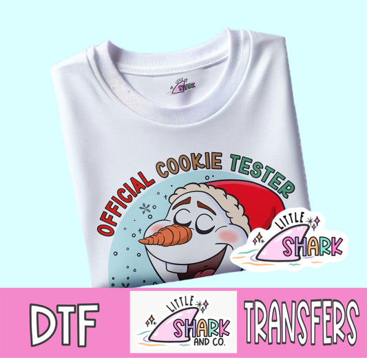 Official Cookie Tester Blue - DTF TRANSFER