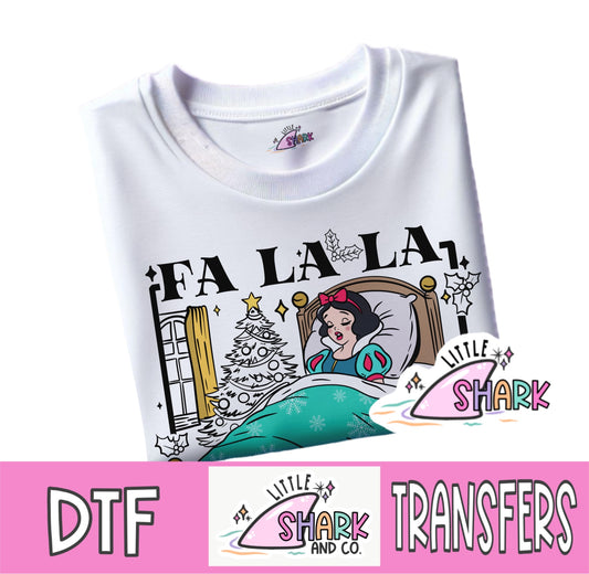 FA LA LA LA LAZY - DTF TRANSFER  (LS Original)