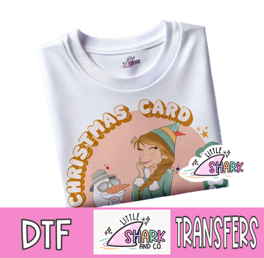 Christmas Card Worthy Anna - DTF TRANSFER  (LS Original)