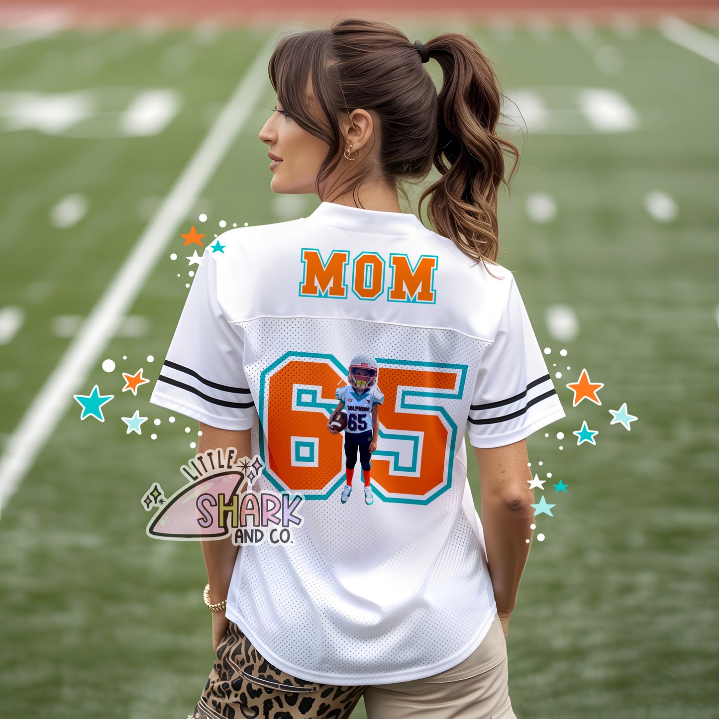 Big Number Personalized FOOTBALL Player - JERSEY