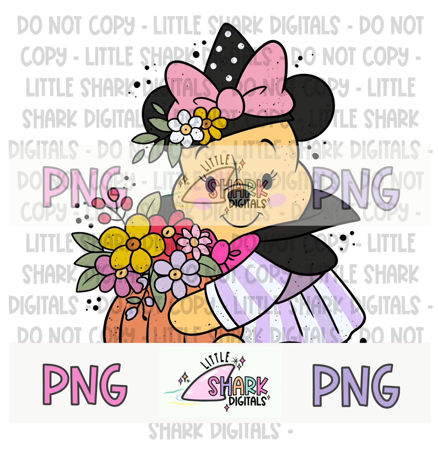 Whimsy Halloween Bear - PNG