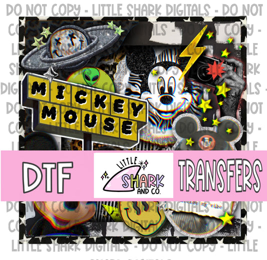 Mouse Mayhem On - DTF TRANSFER  (LS Original)