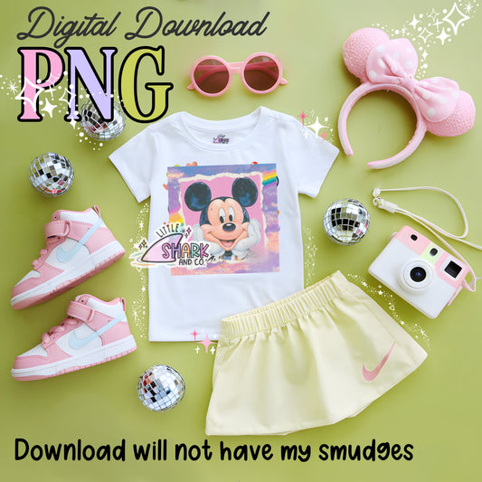 Mouse Distressed - PNG