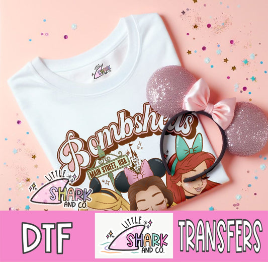 BOMBSHELLS ON MAIN  - DTF TRANSFER  (LS Original)