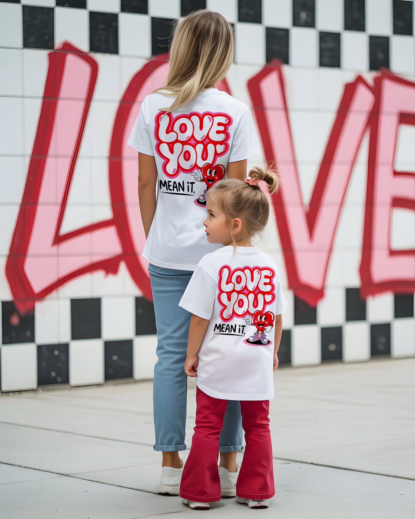 Love You Mean It - White Tees